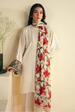 Jazmin 3Pcs Embroidered Summer Lawn Collection 2025