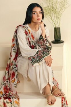 Jazmin 3Pcs Embroidered Summer Lawn Collection 2025
