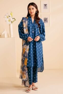 Baroque 3Pcs Digital Print Summer Lawn Collection 2025