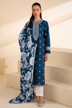 Sapphire 3Pcs Embroidered Summer Lawn Collection 2025