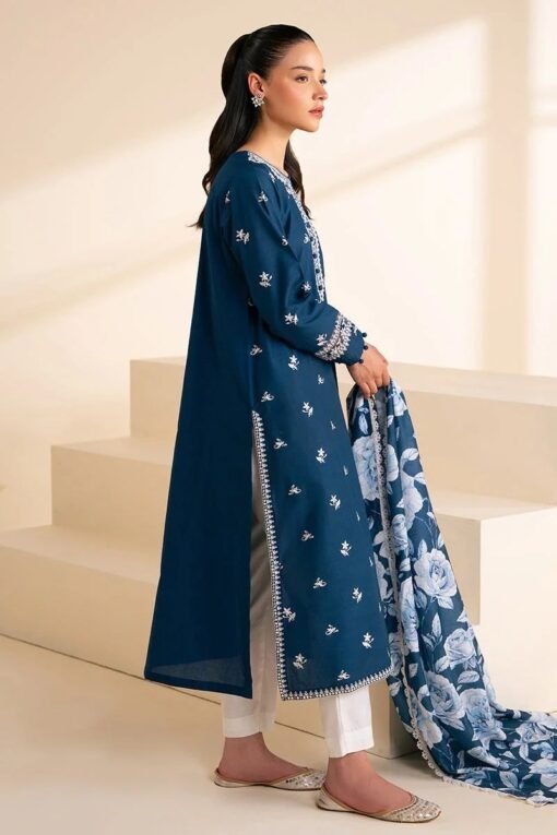 Sapphire 3Pcs Embroidered Summer Lawn Collection 2025