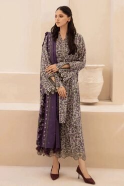 Baroque 3Pcs Digital Print Summer Lawn Collection 2025