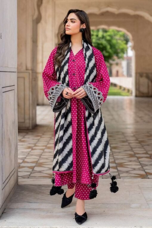 Baroque 3Pcs Digital Print Summer Lawn Collection 2025