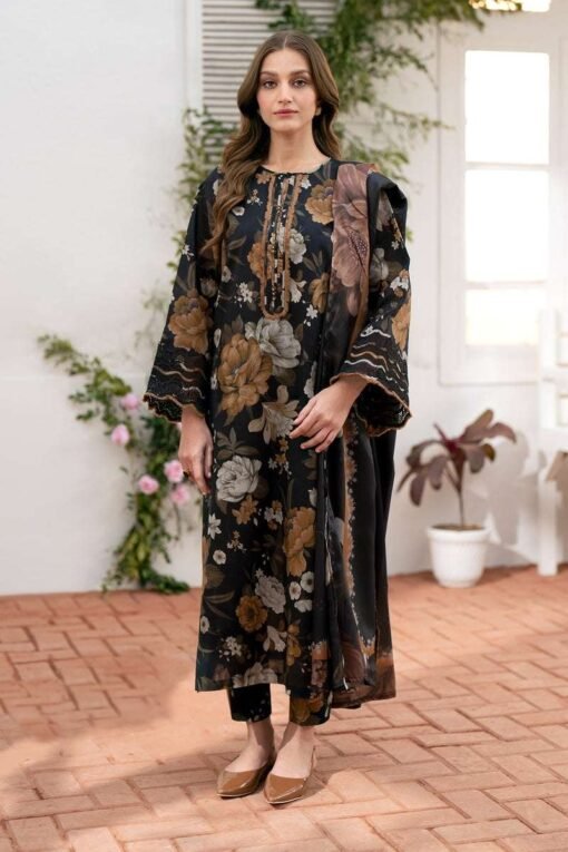 Baroque 3Pcs Digital Print Summer Lawn Collection 2025