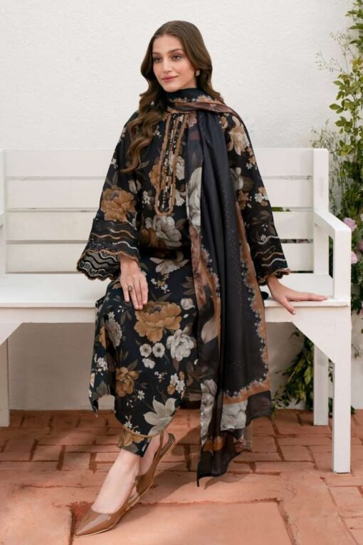 Baroque 3Pcs Digital Print Summer Lawn Collection 2025