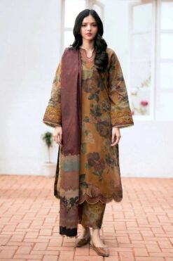 Baroque 3Pcs Digital Print Summer Lawn Collection 2025