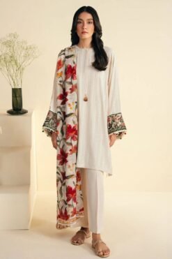 Jazmin 3Pcs Embroidered Summer Lawn Collection 2025