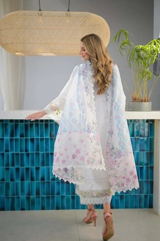 Jazmin 3Pcs Embroidered Summer Lawn Collection 2025