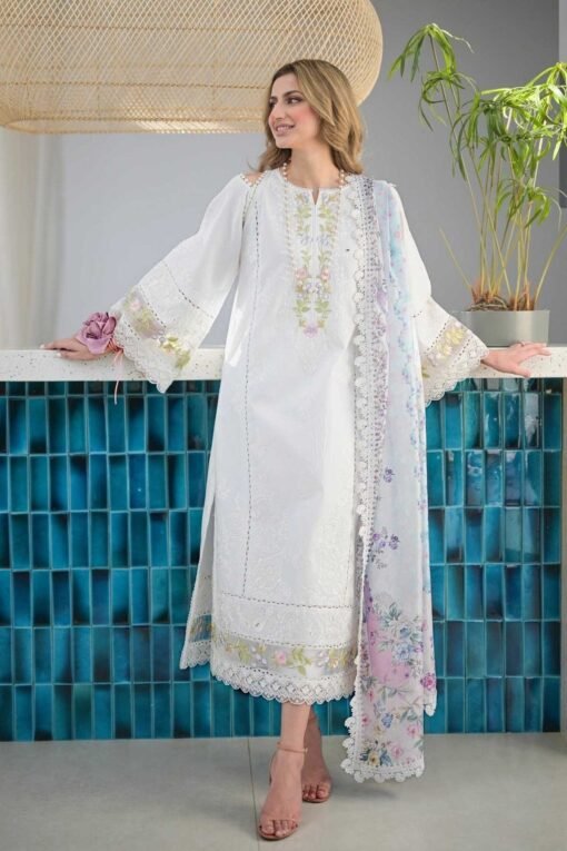 Jazmin 3Pcs Embroidered Summer Lawn Collection 2025