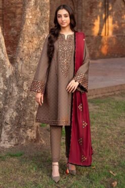 Jazmin 3Pcs Embroidered Summer Lawn Collection 2025