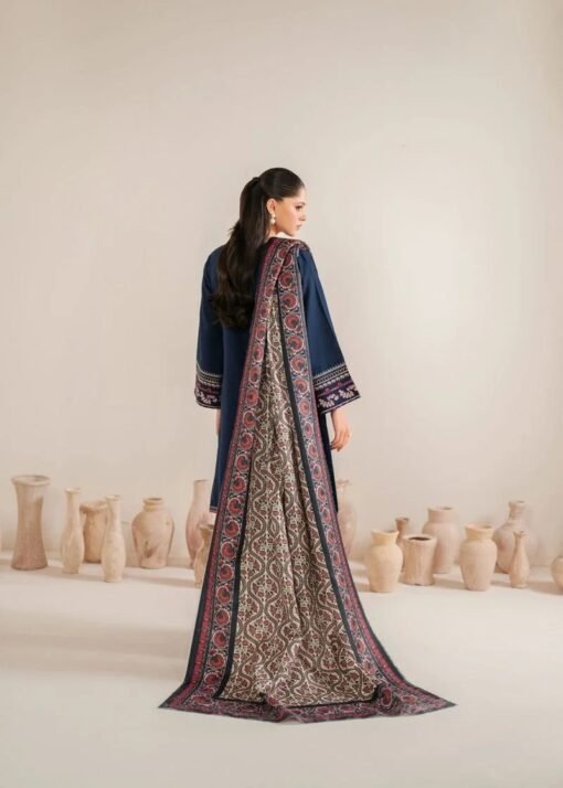 Garnet 3Pcs Embroidered Lawn Collection 2025