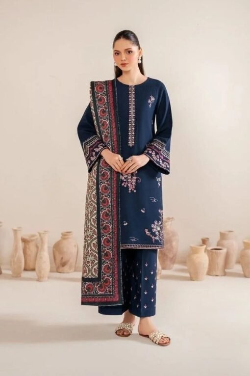 Garnet 3Pcs Embroidered Lawn Collection 2025