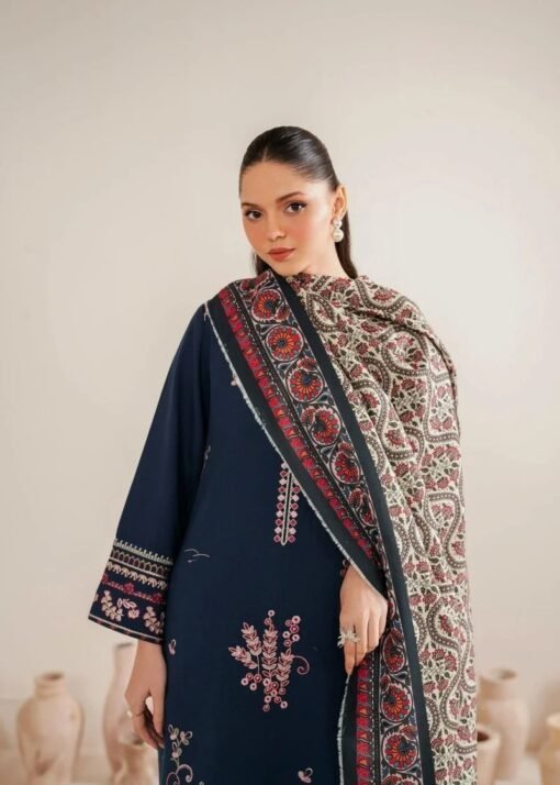 Garnet 3Pcs Embroidered Lawn Collection 2025